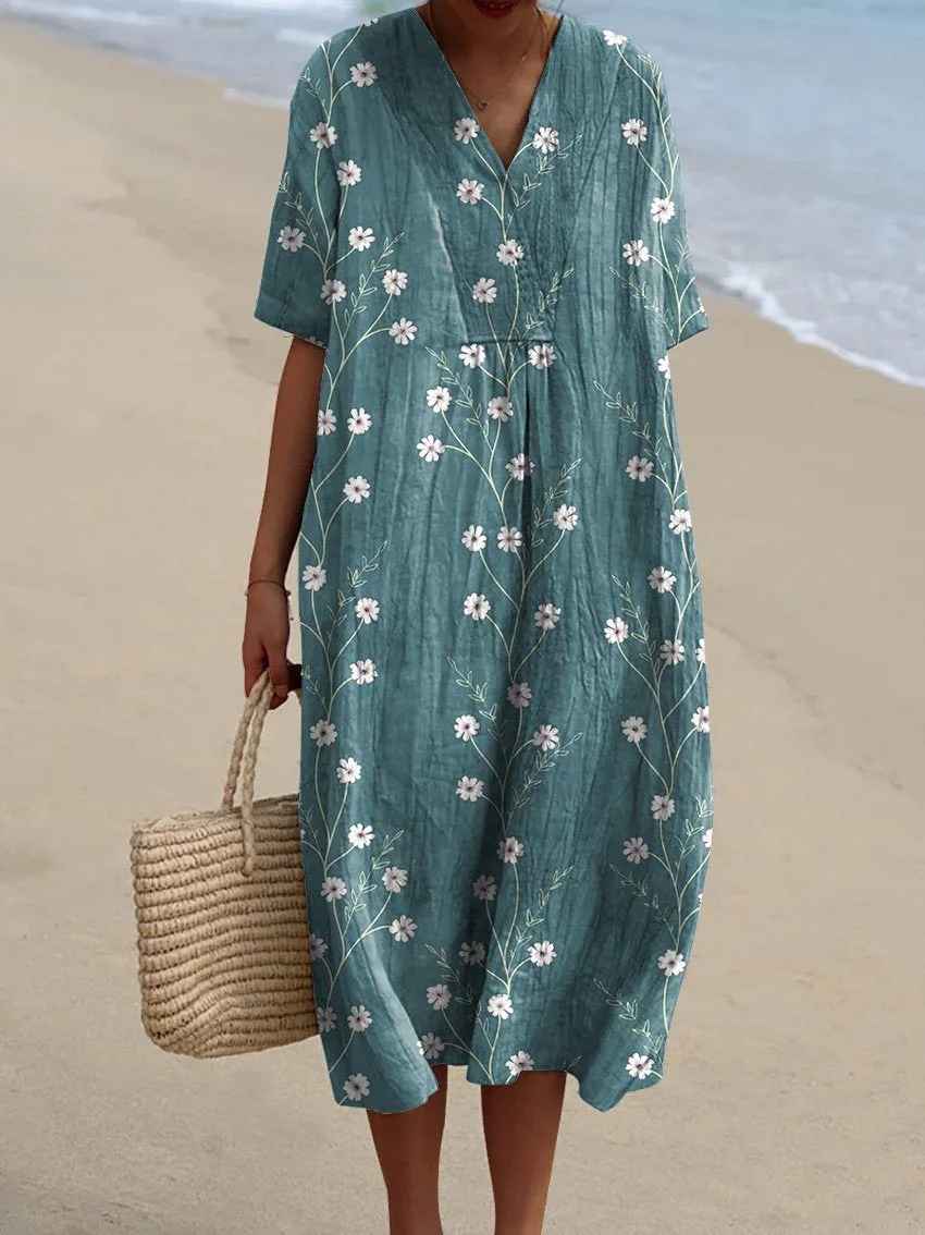 Eleanor | Comfortable Floral Maxi Summer Dress