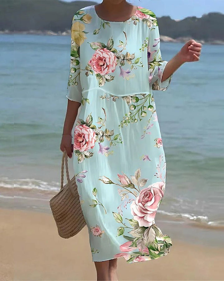 Sienna | Sunset Flower Dress