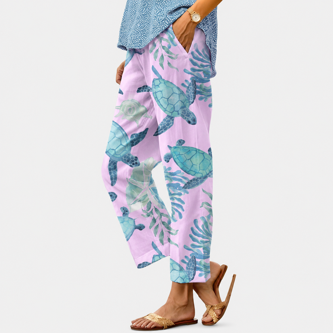 Pantalons Droits Décontractés pour Femmes