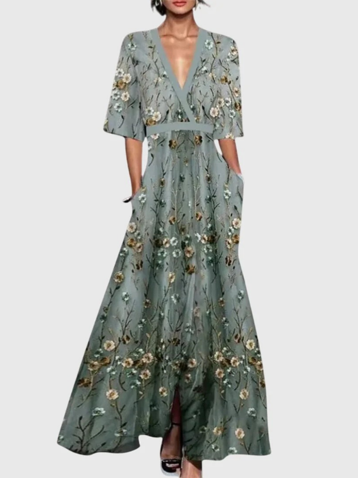 Christelle™ | Elegant Spring Maxi Dress-