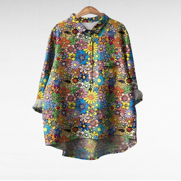 Marjolaine | Blouse Fleurie Rétro