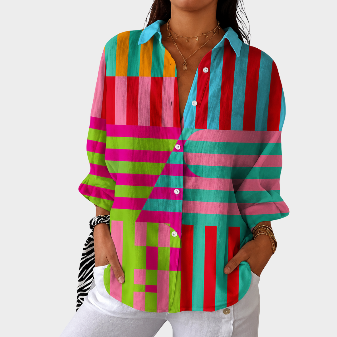 Blouse Légère à Imprimé Coloré