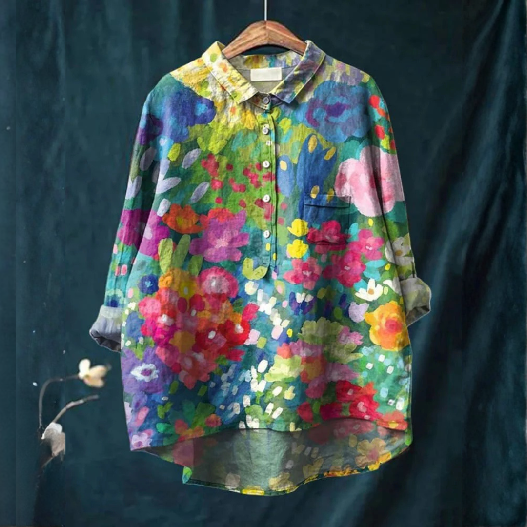 DELACROIX | Chemise Élégante à Motif Capucine
