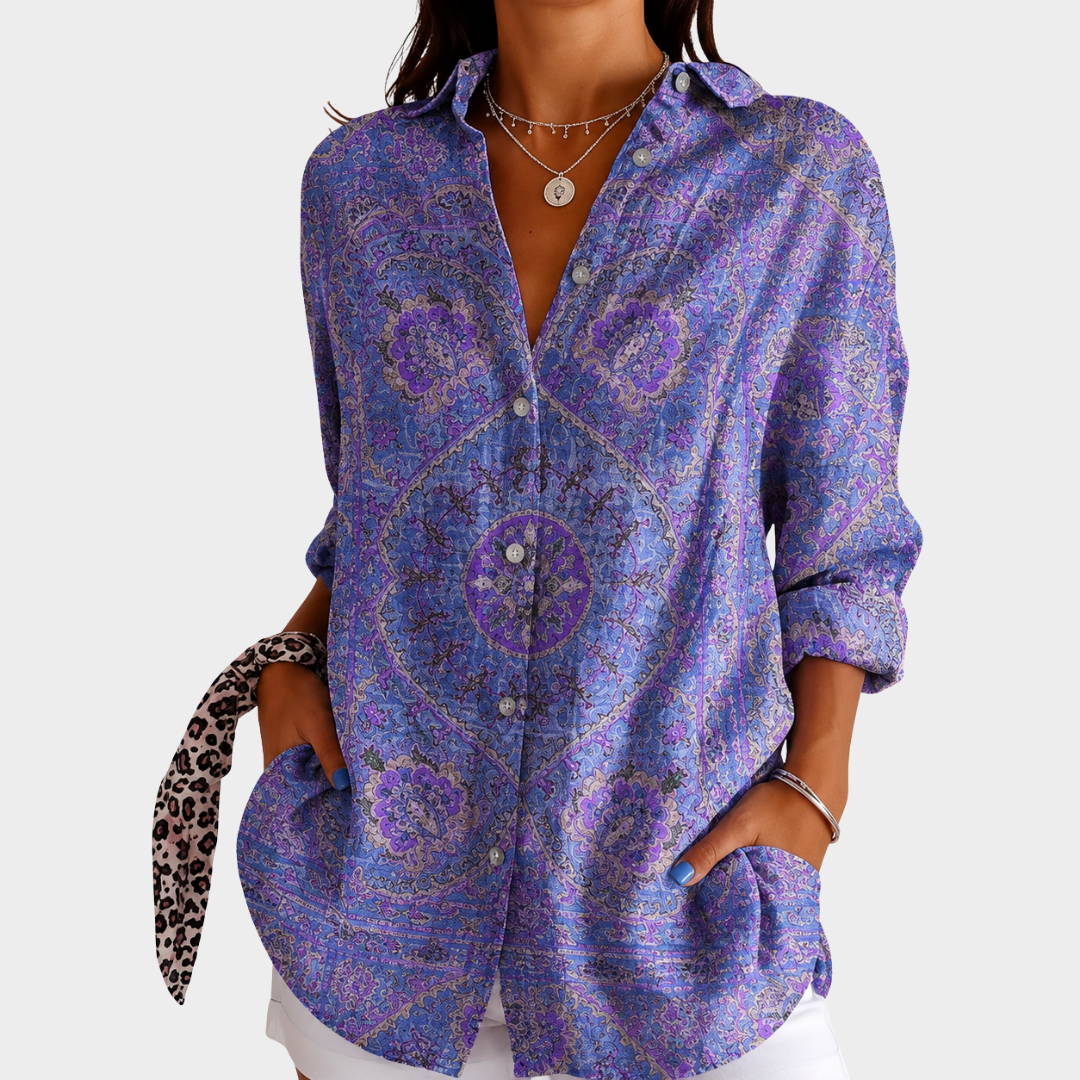 Blouse Légère à Imprimé Coloré
