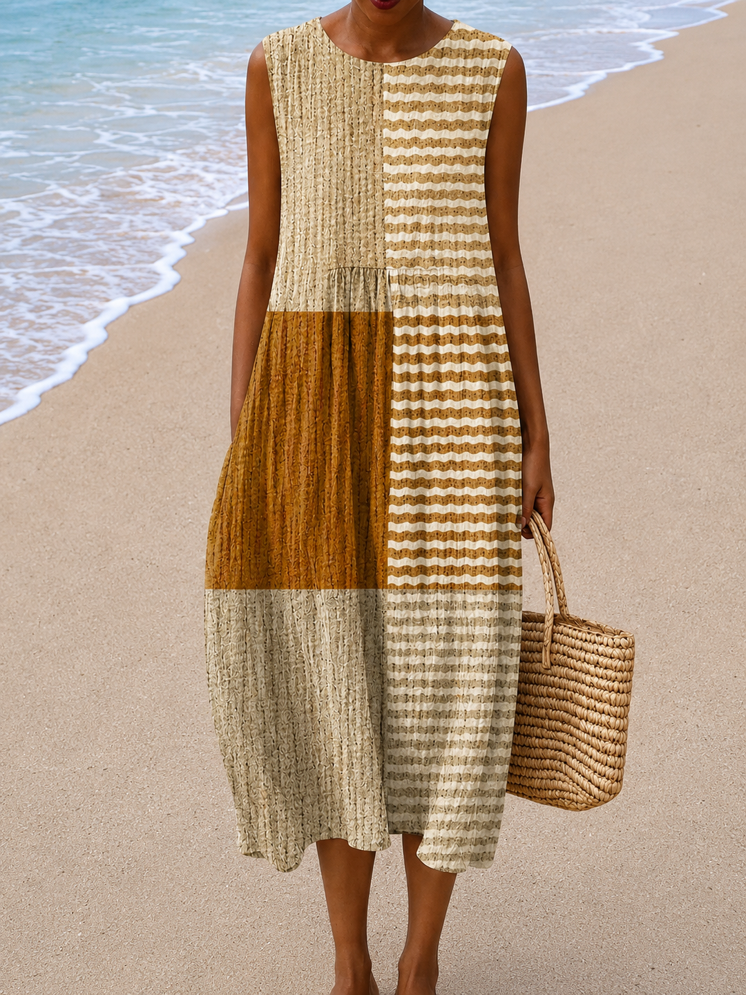Robe d'Été Sans Manches