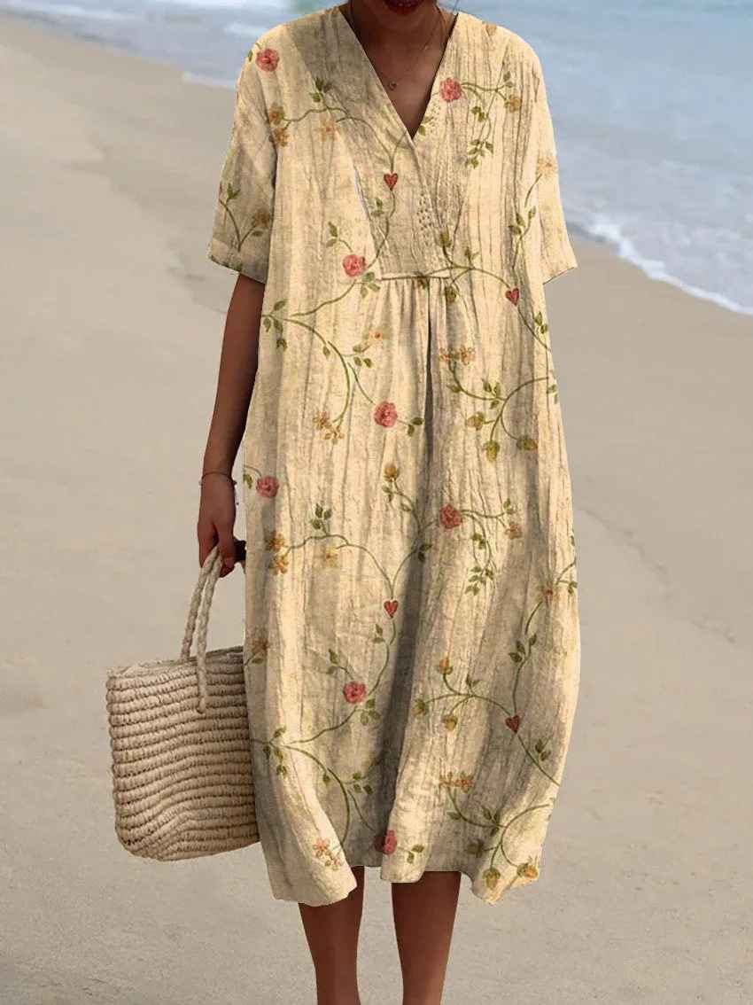 Eleanor | Comfortable Floral Maxi Summer Dress