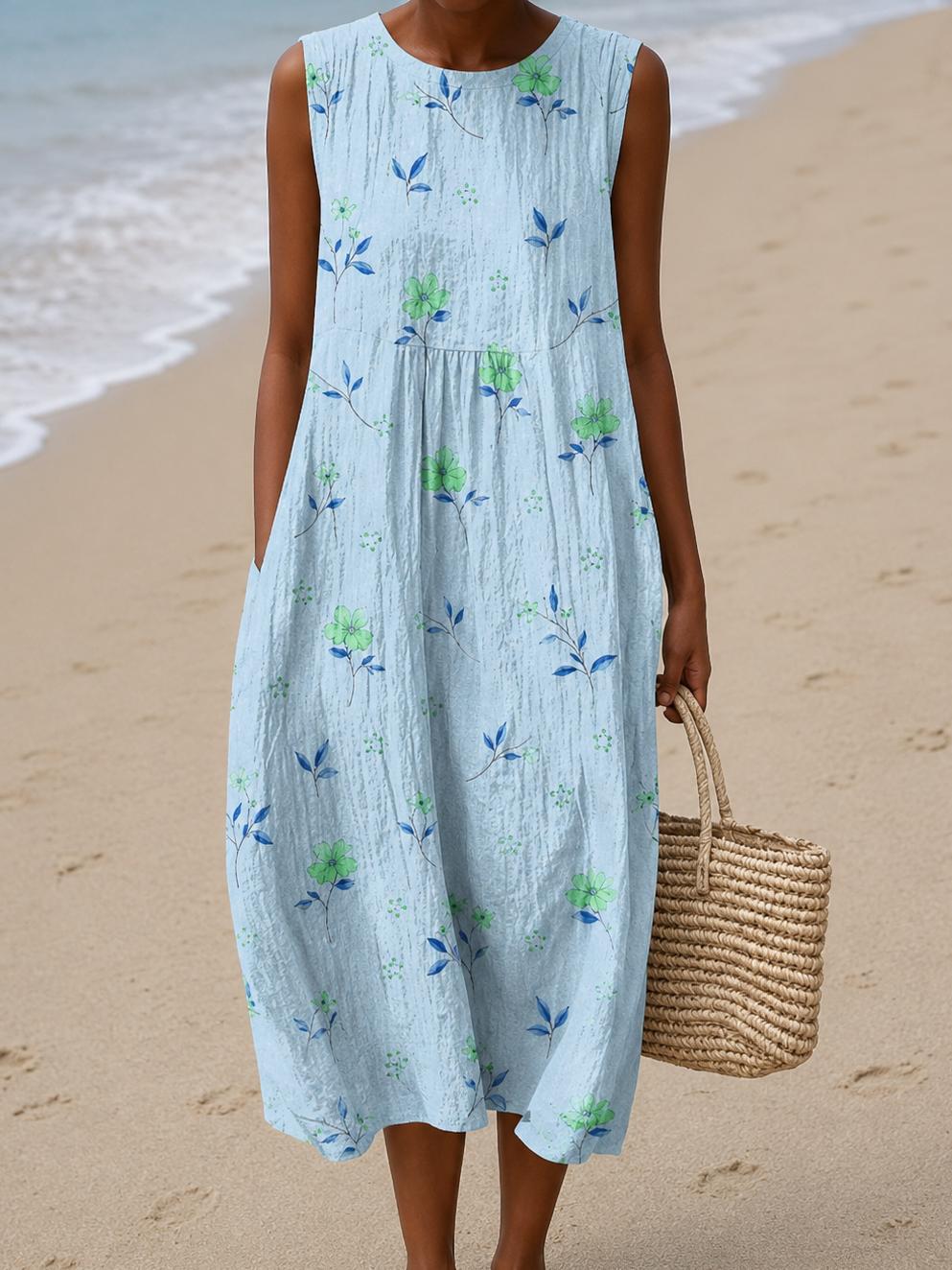 Robe d'Été Sans Manches