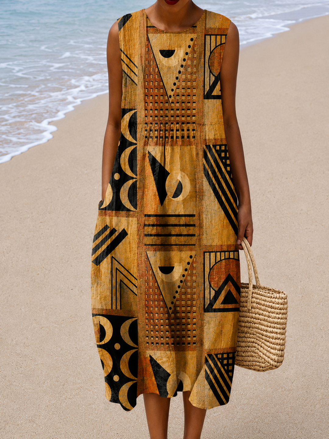 Robe d'Été Sans Manches