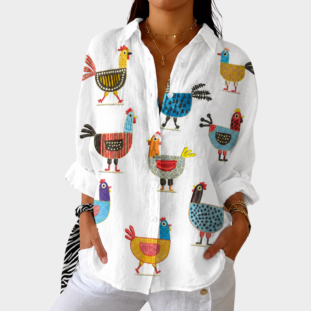 Blouse Légère à Imprimé Coloré