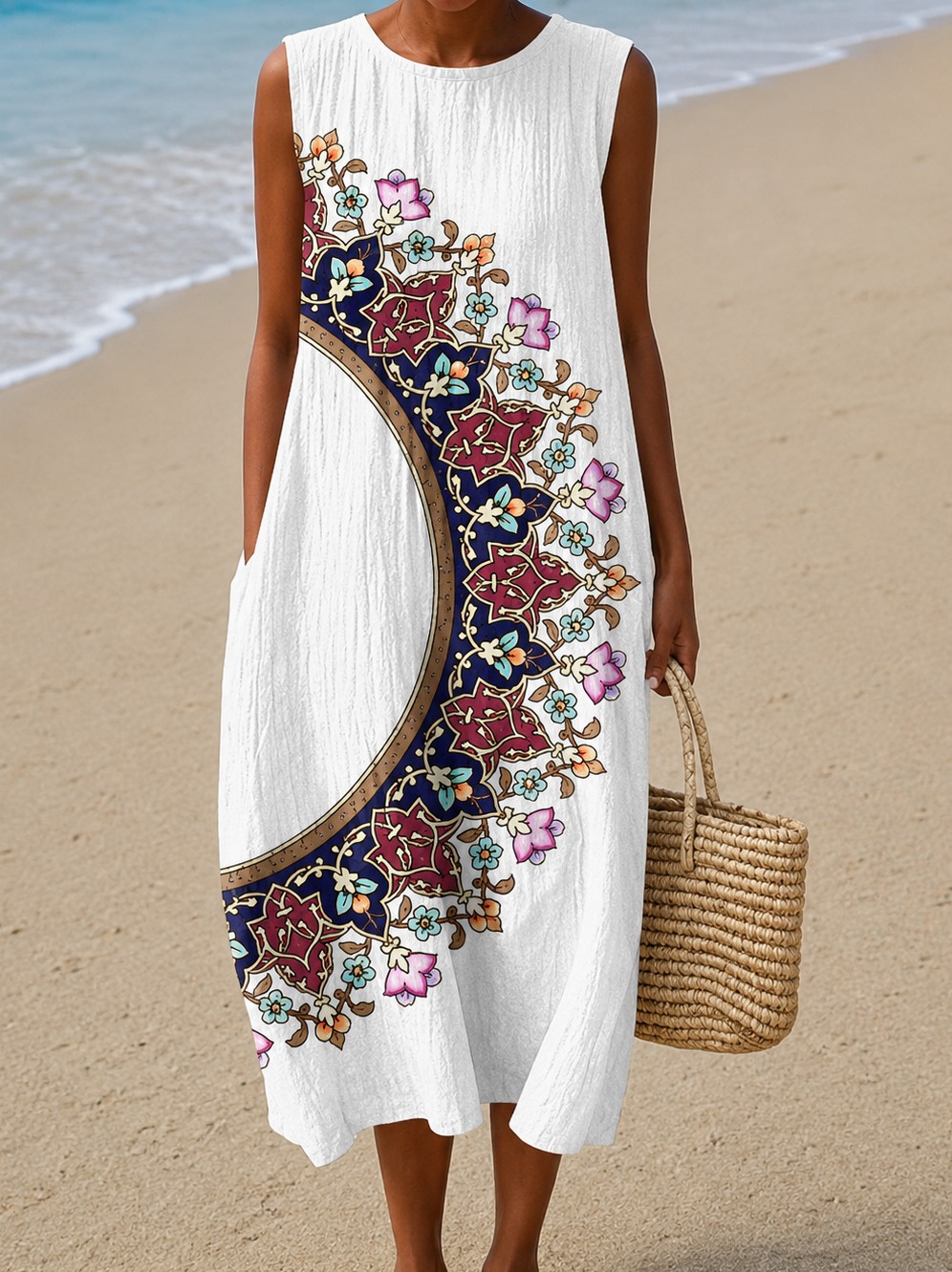 Robe d'Été Sans Manches