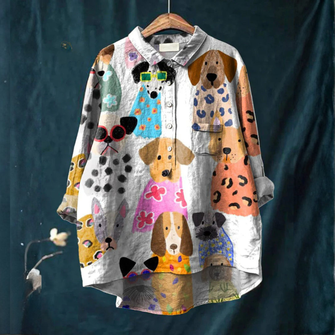 DELACROIX | Chemise Élégante à Motif Léa
