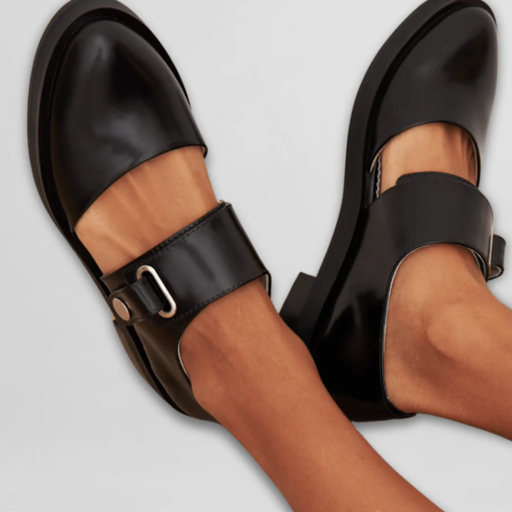 ANGELINA | Leather MARY JANE WITH BUCKLE