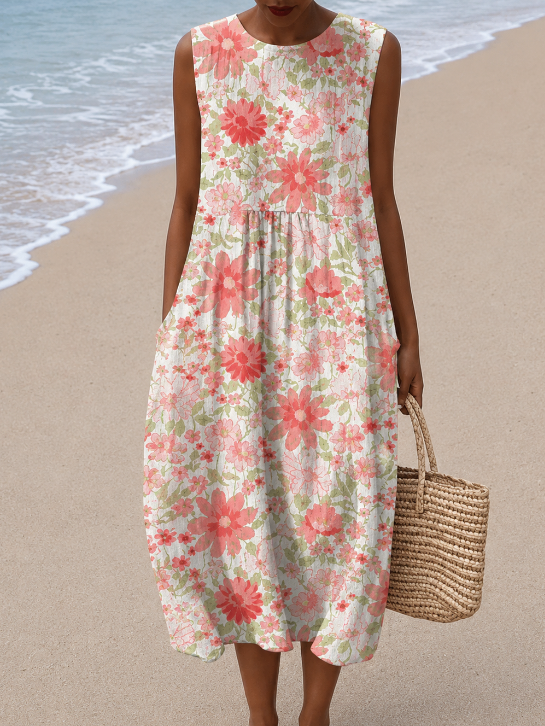 Robe d'Été Sans Manches