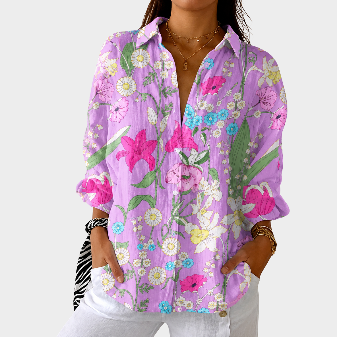 Blouse Légère à Imprimé Coloré
