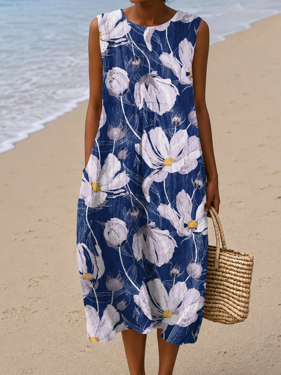 Robe d'Été Sans Manches