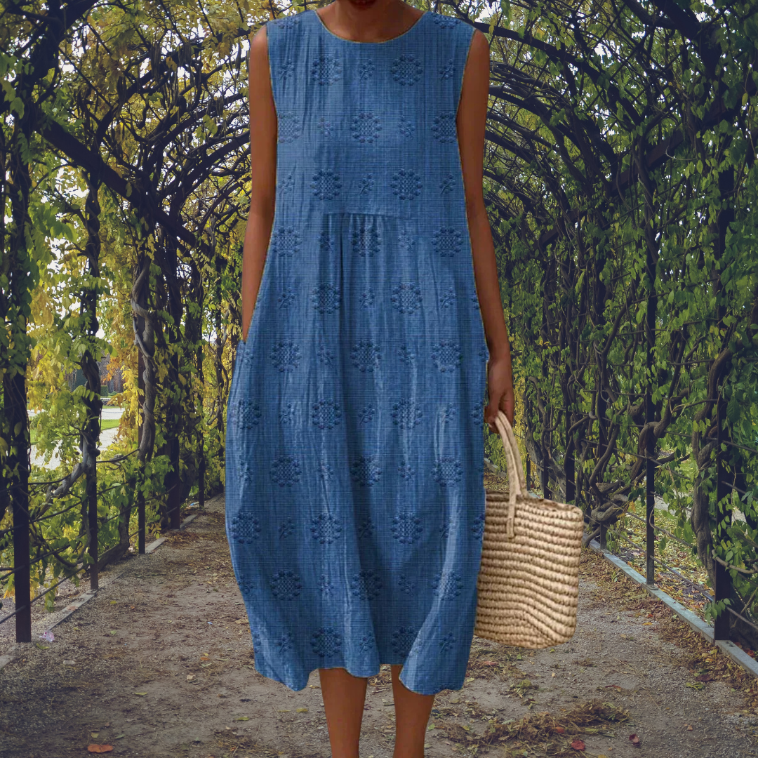Ginevra™ | Sleeveless Pocket Maxi Dress
