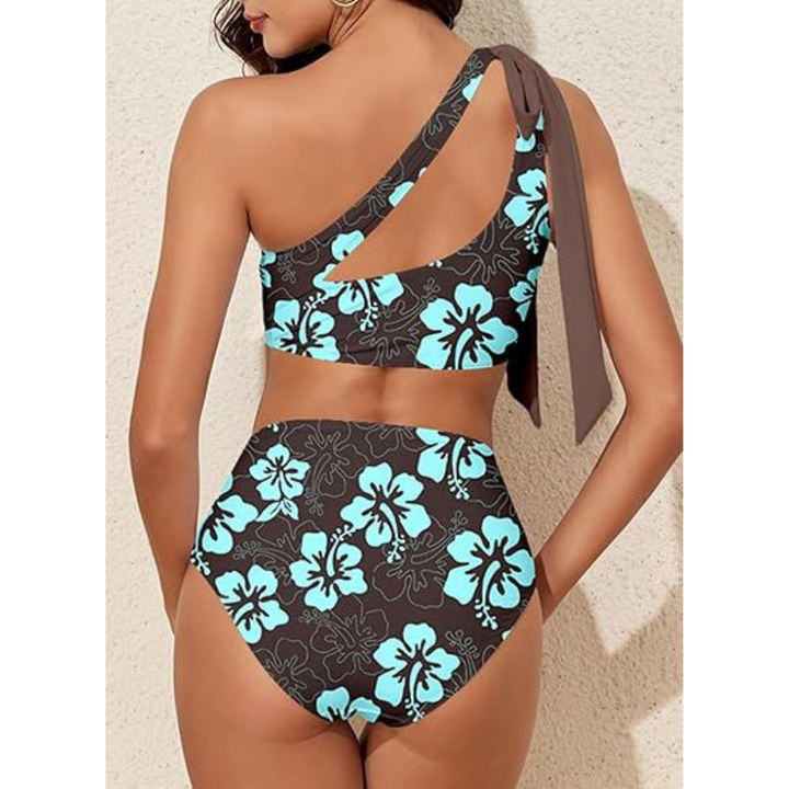 Marit | High Waist One Shoulder Bikini