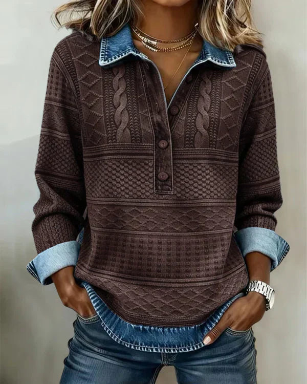 Riley | Stylish Collar Top
