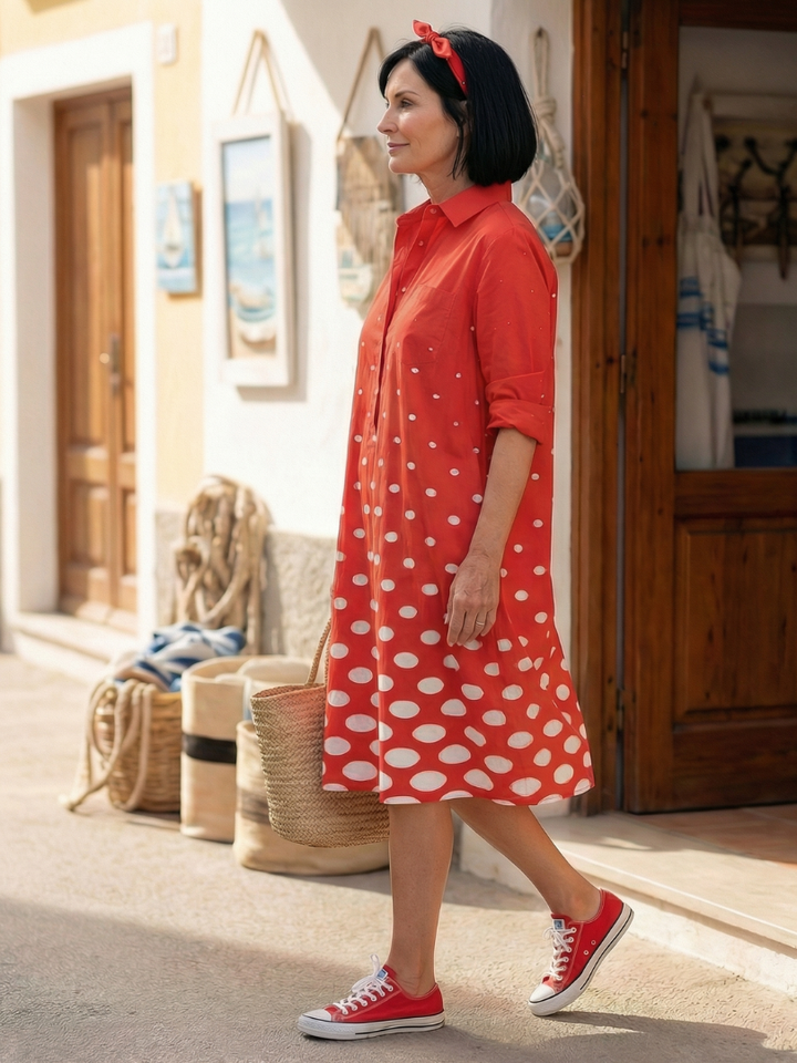 DELACROIX | Robe à Pois Lumineux Wrenley
