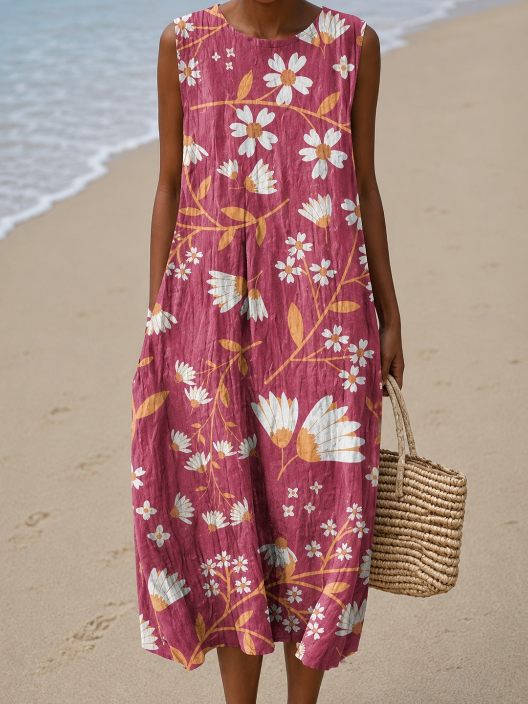 Robe d'Été Sans Manches