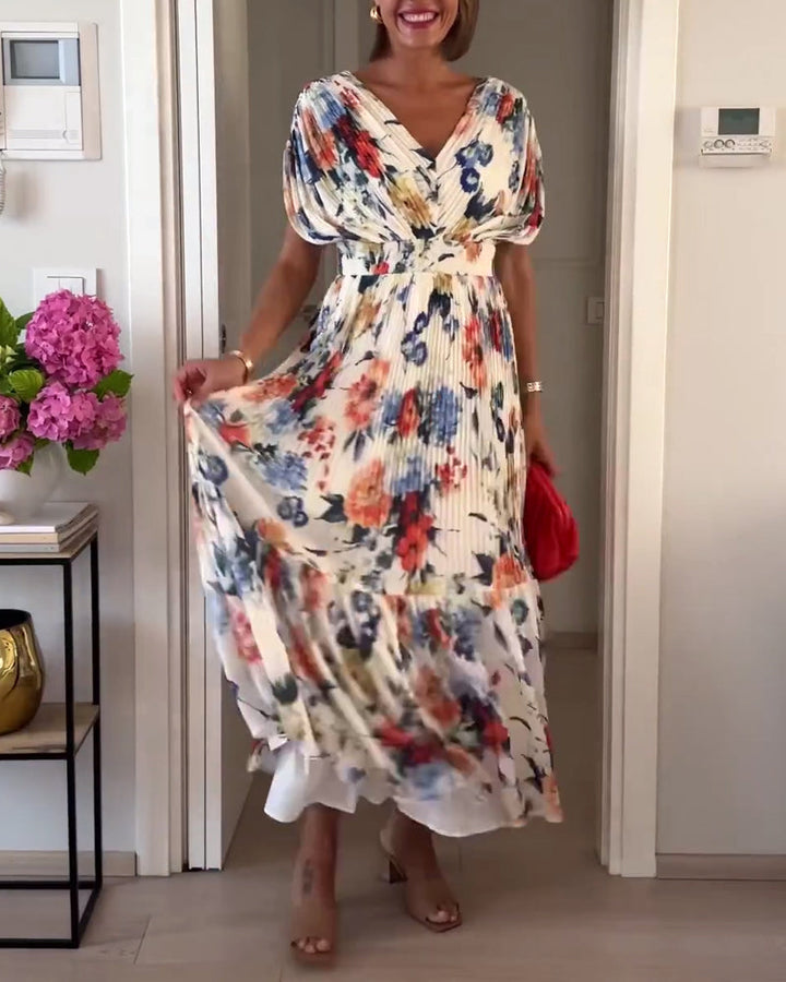 Capri | Robe Florale Élégante