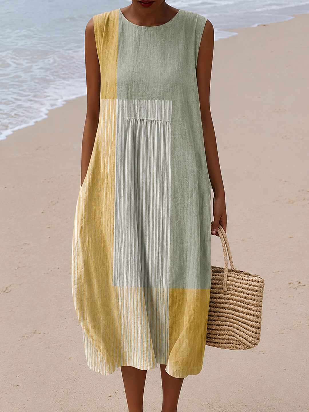 Robe d'Été Sans Manches