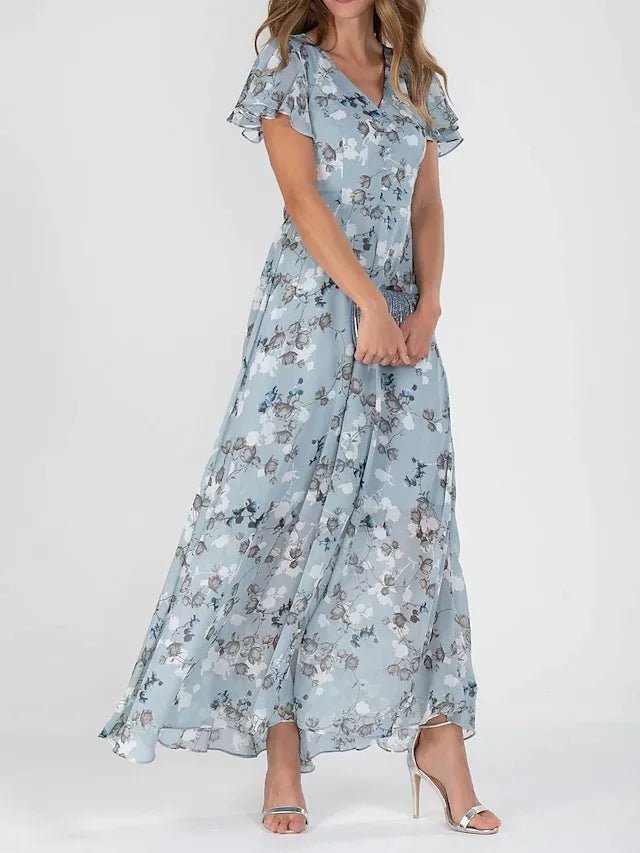 Zuri | Robe glamour qui camoufle le ventre