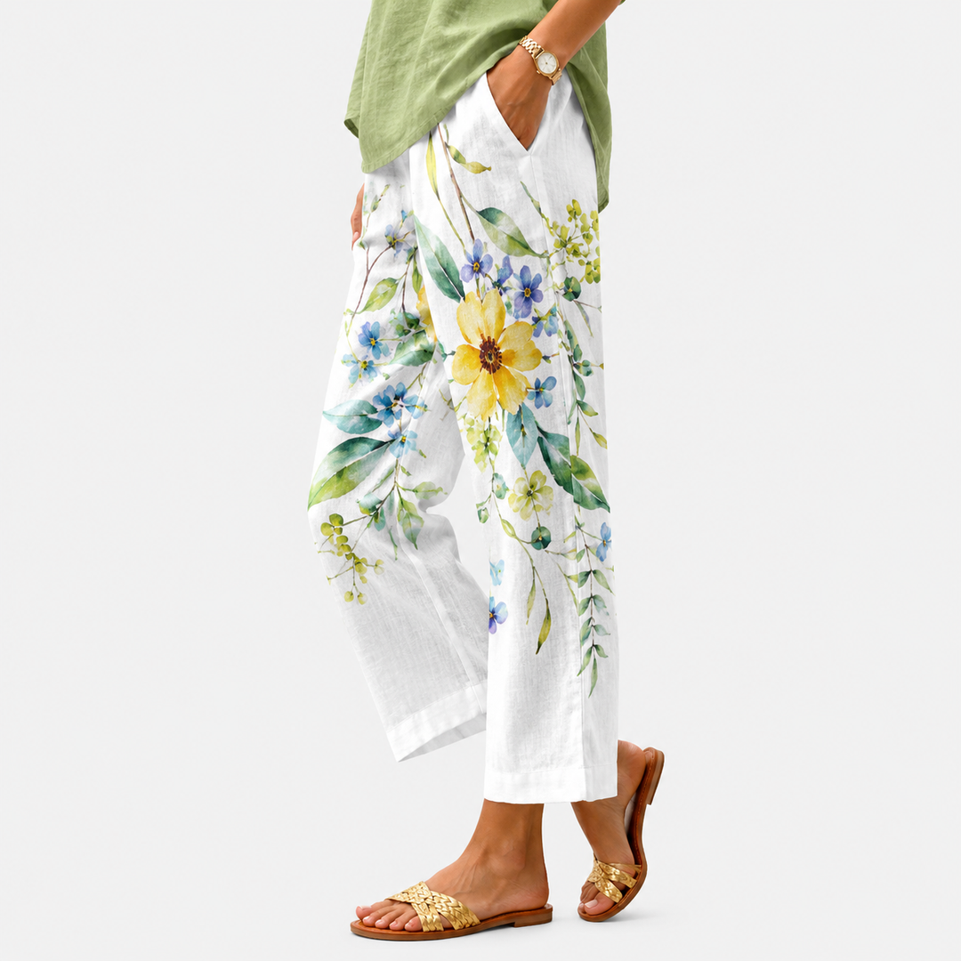 Pantalons Imprimés Artistiques pour Femmes
