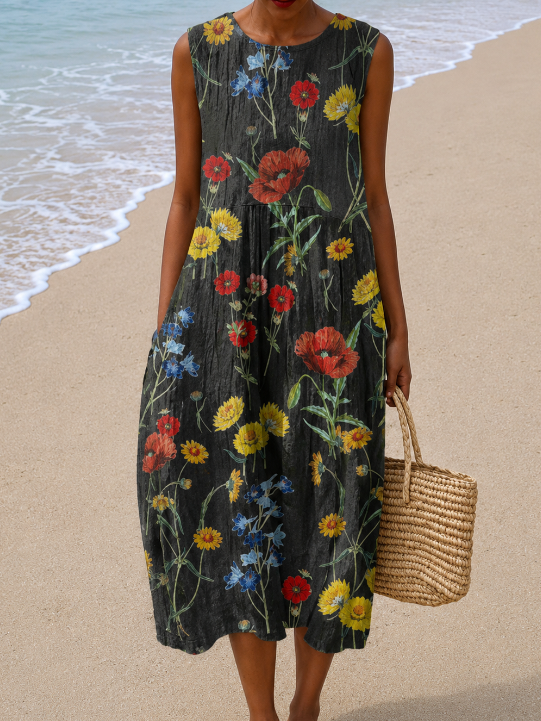 Robe d'Été Sans Manches