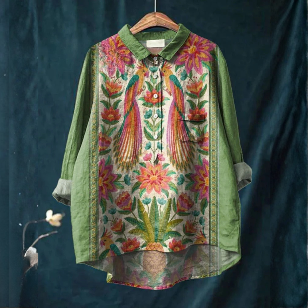 DELACROIX | Chemise Élégante à Motif Emmanuelle