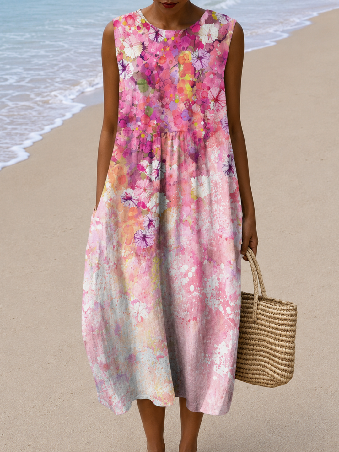 Robe d'Été Sans Manches
