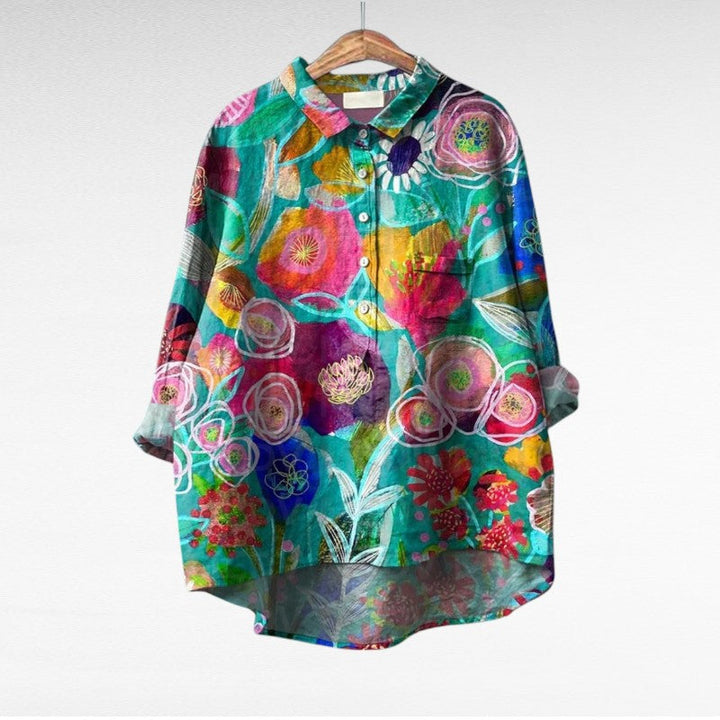 Esmée | Blouse Florale Artistique