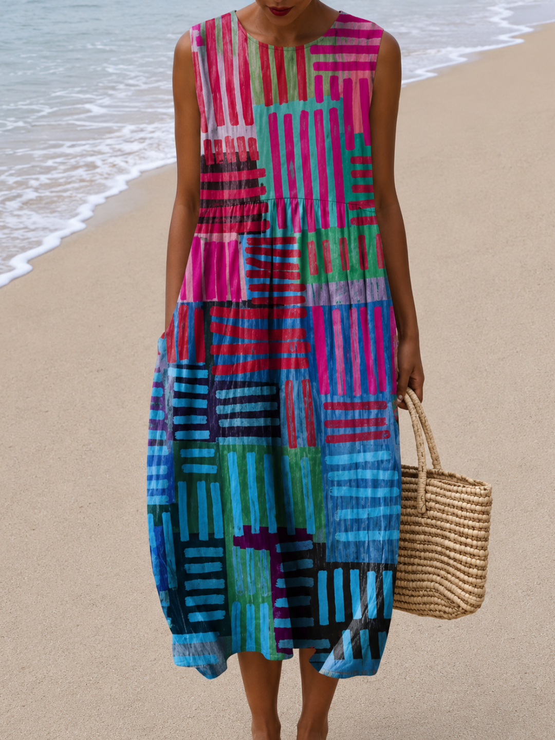 Robe d'Été Sans Manches