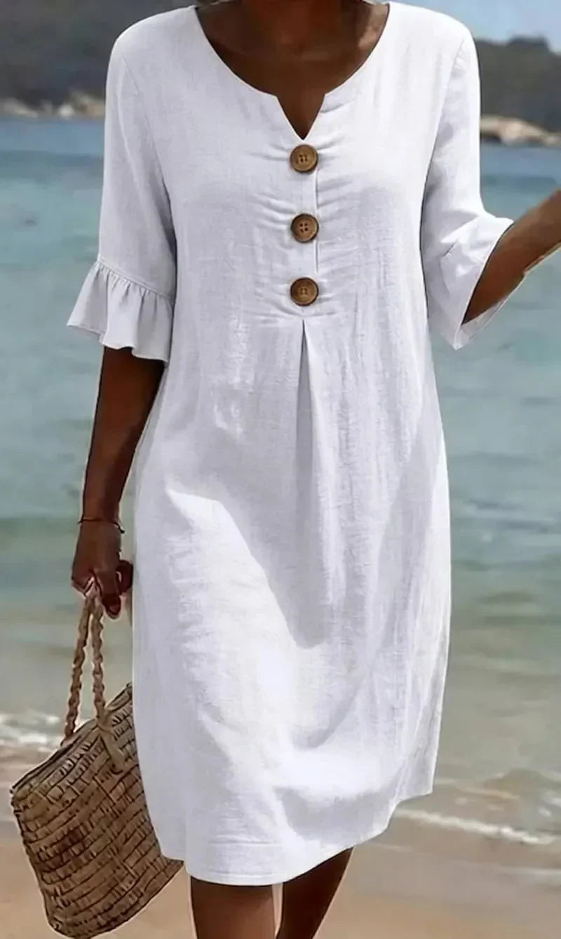 Radmila™ | Textured Long Sleeve Dress-