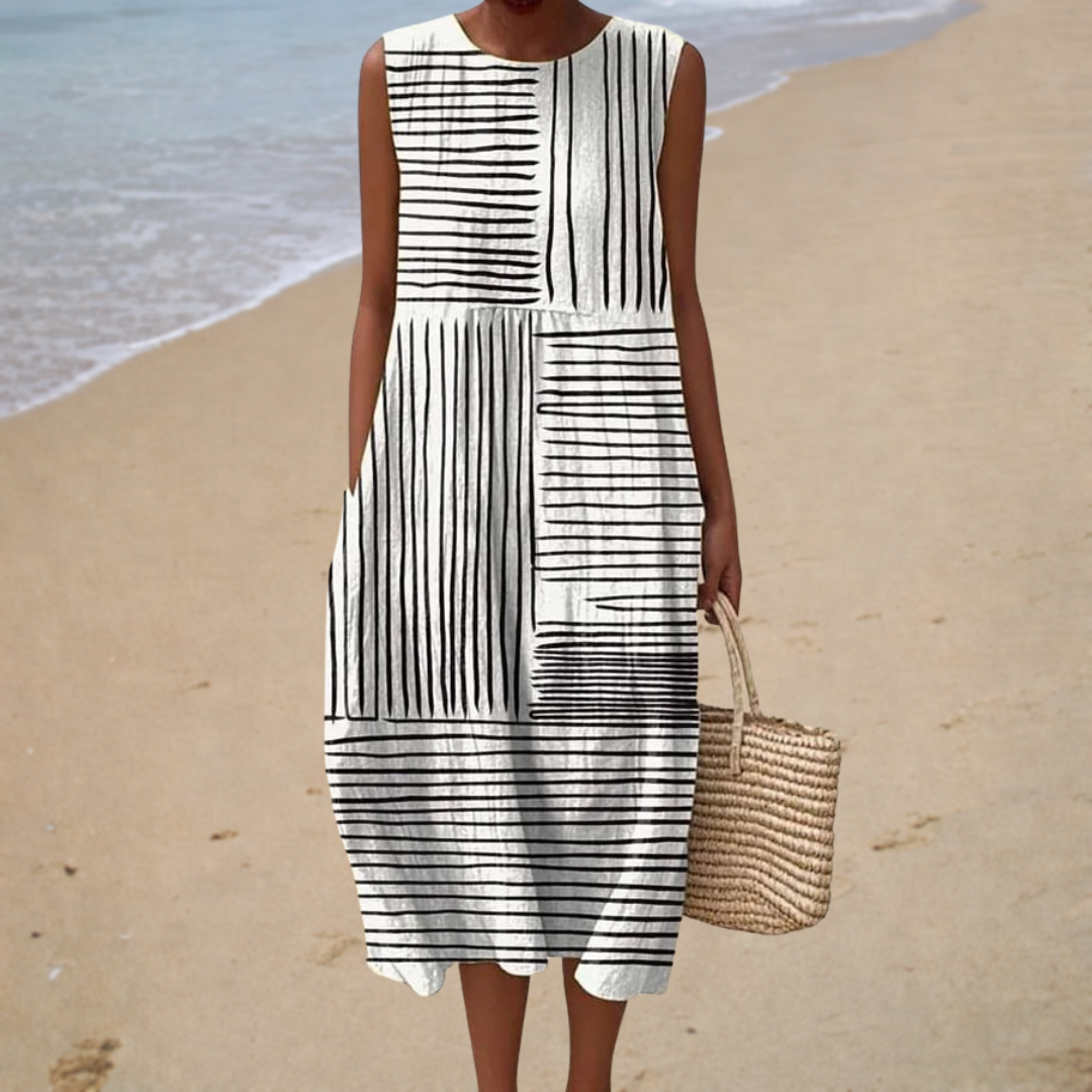 Robe d'été confortable sans manches