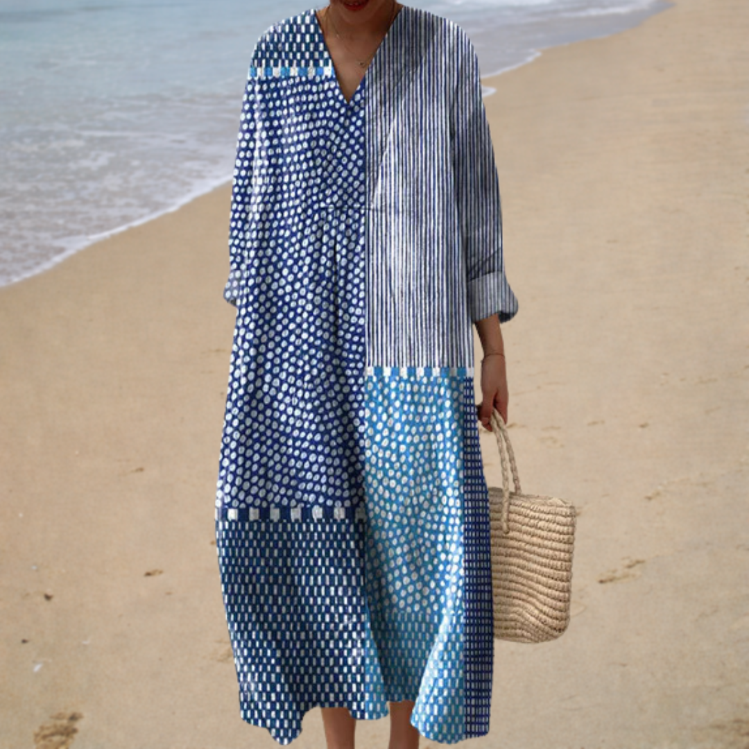 Thérèse | Long Graphic Dress