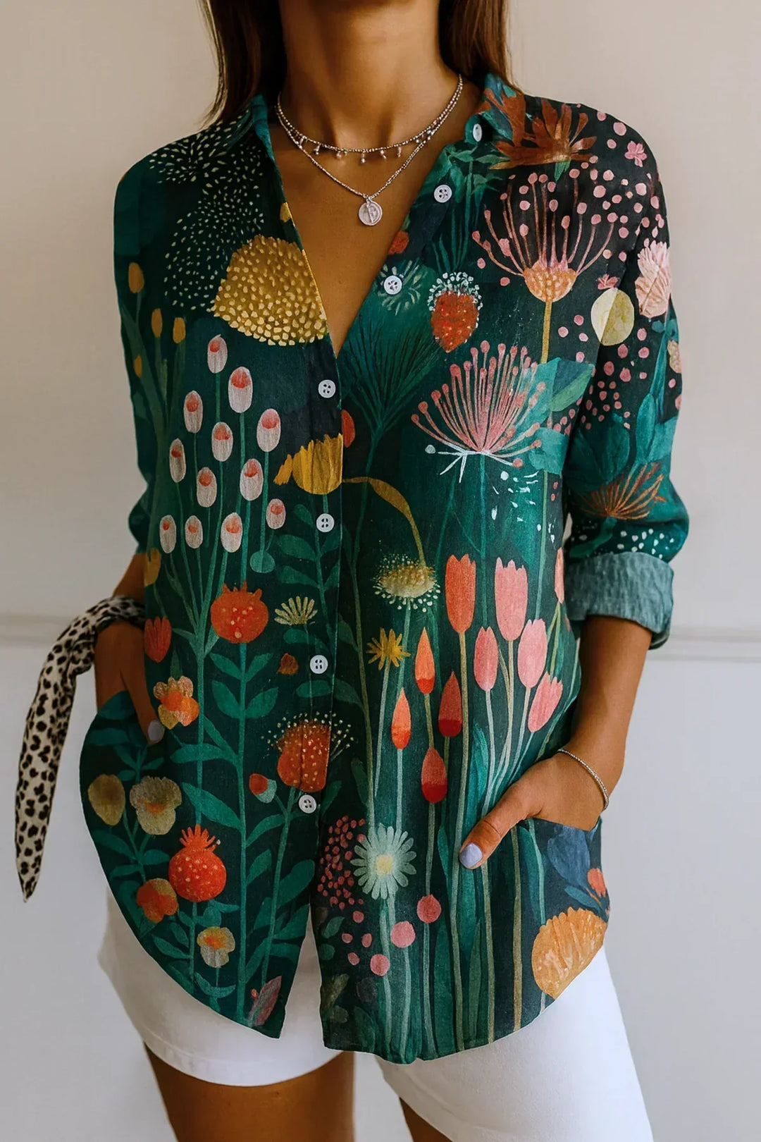 Astra | Blouse à motifs colorés
