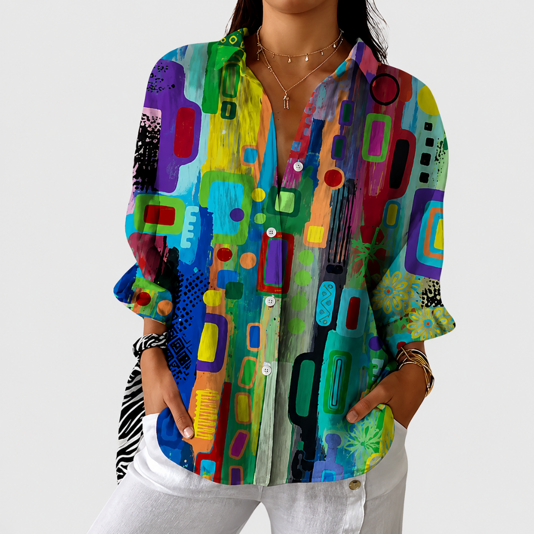 Blouse Légère à Imprimé Coloré