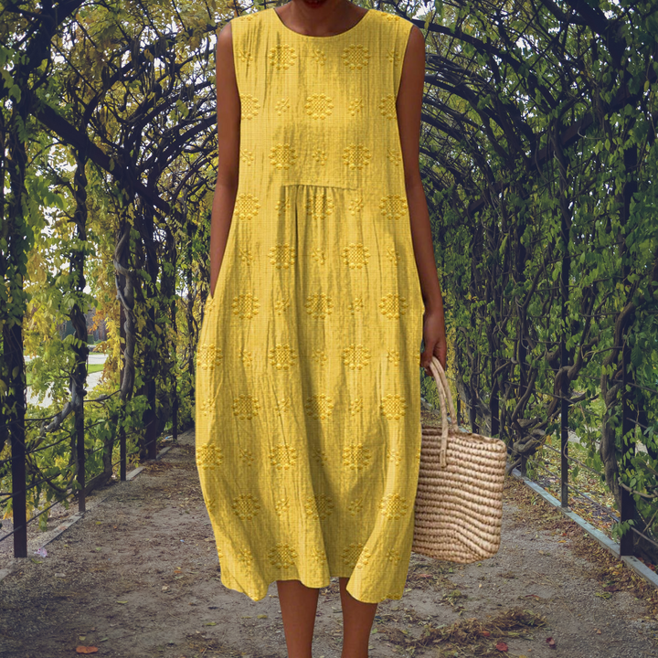 Ginevra™ | Sleeveless Pocket Maxi Dress