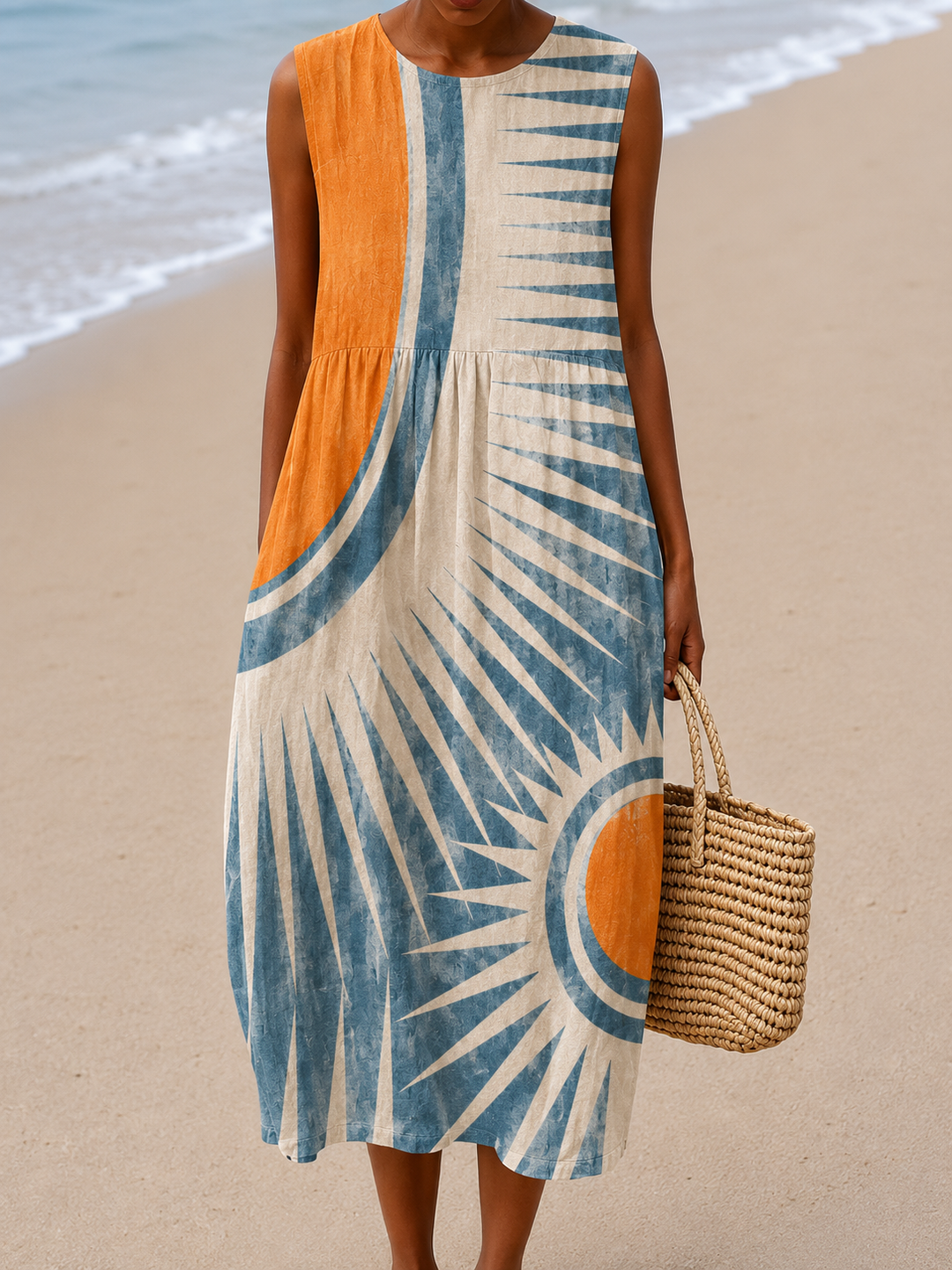 Robe d'Été Sans Manches