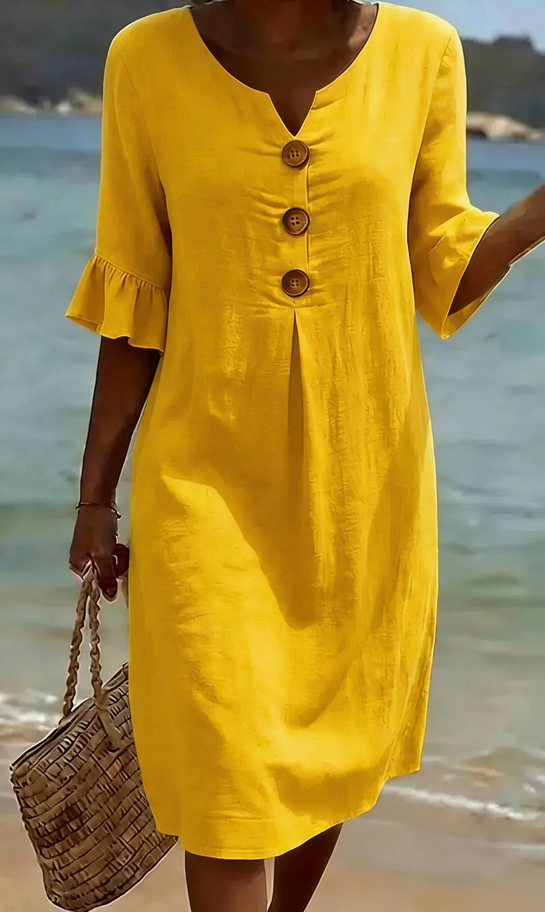 Radmila™ | Textured Long Sleeve Dress-