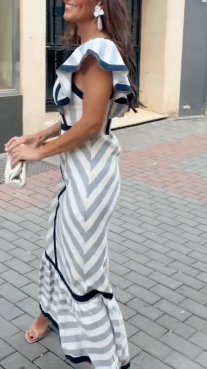 Dianne | Striped Maxi Dress