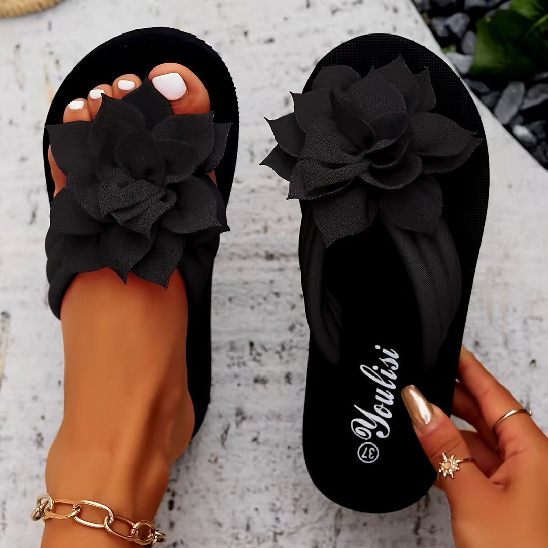 Sandales Fleur Élégante