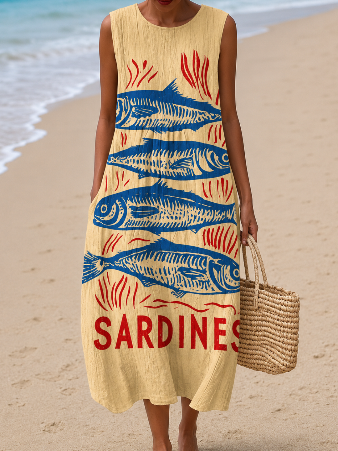 Robe d'Été Sans Manches
