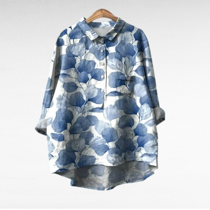 Solène | Blouse Florale Élégante