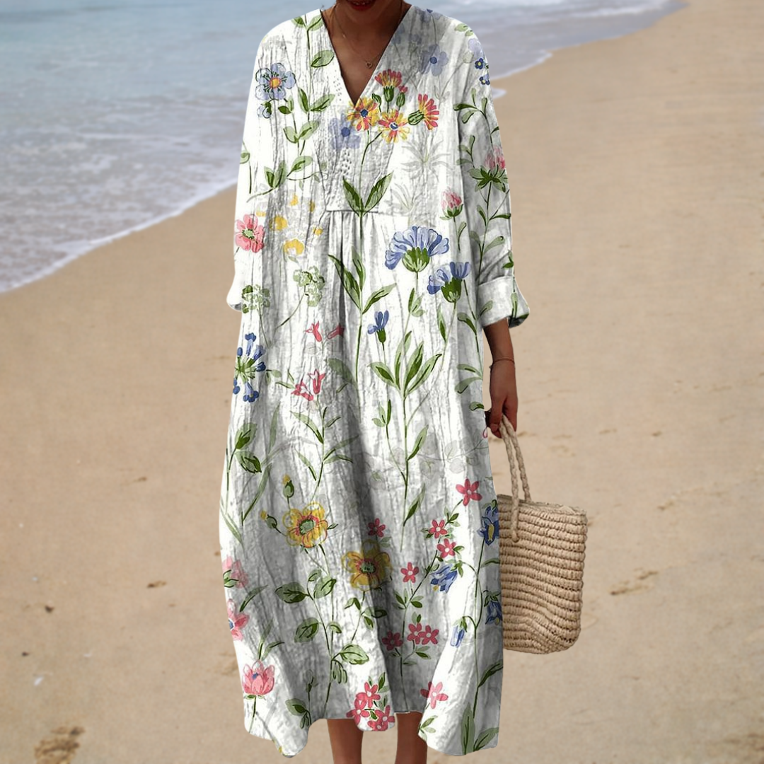 Robe Imprimée d'Été qui Met en Valeur