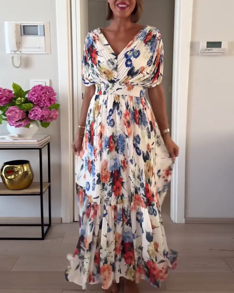 Capri | Robe Florale Élégante