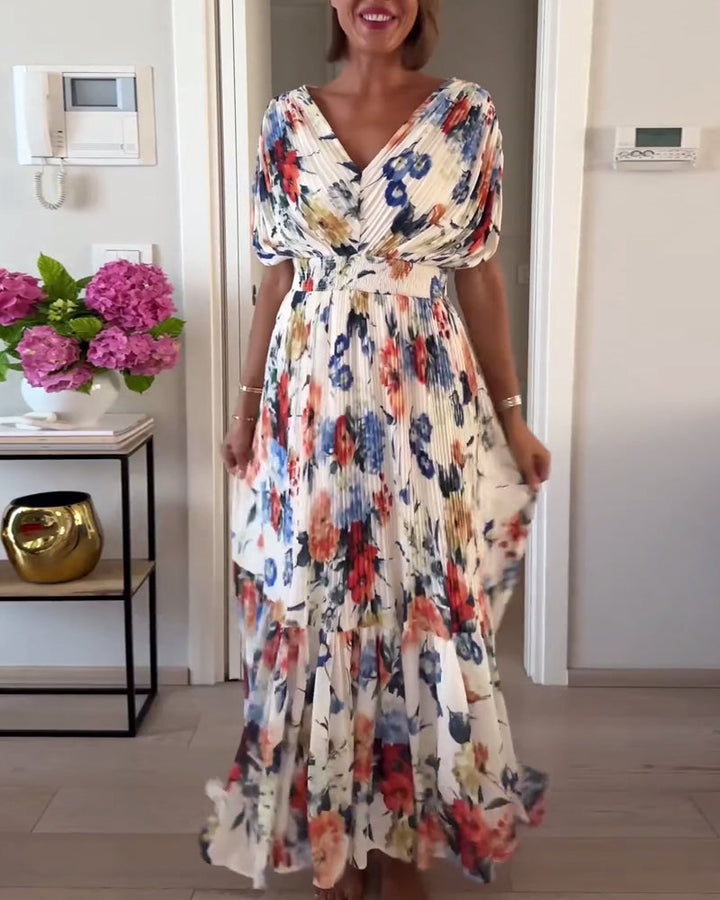 Capri | Robe Florale Élégante