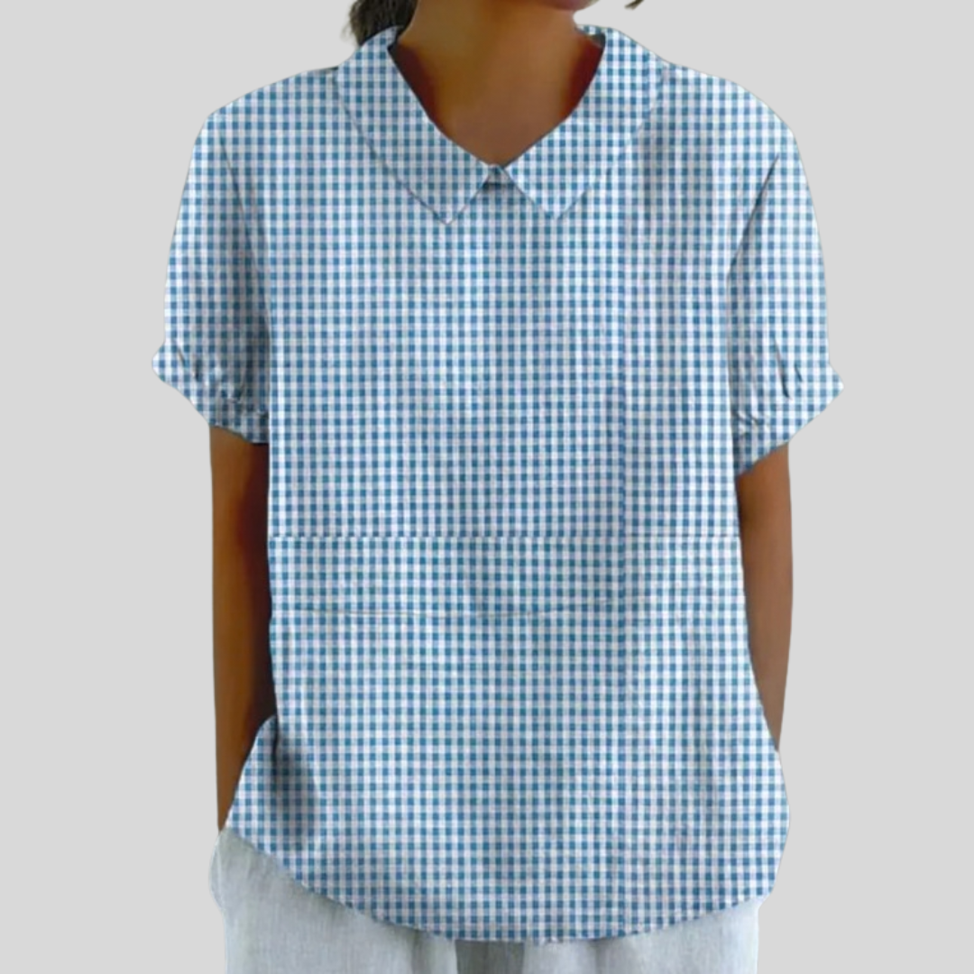 Adèle | Blouse Carreaux Classiques