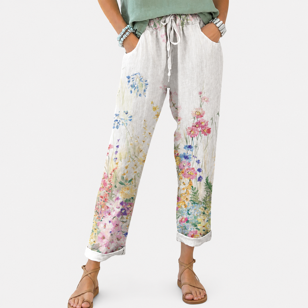 Pantalon décontracté à enfiler pour femmes
